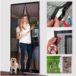 Magnetic Mesh Screen Door